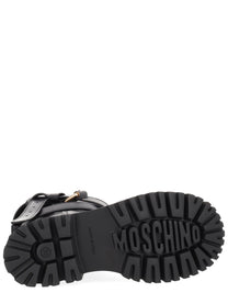 Moschino Women's Tie me Boot Black
