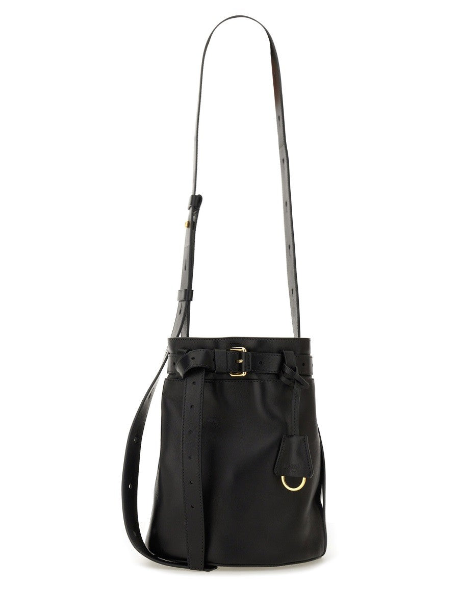 Moschino Women's Tie me Bucket Bag Black
