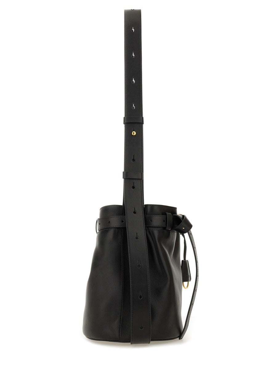 Moschino Women's Tie me Bucket Bag Black