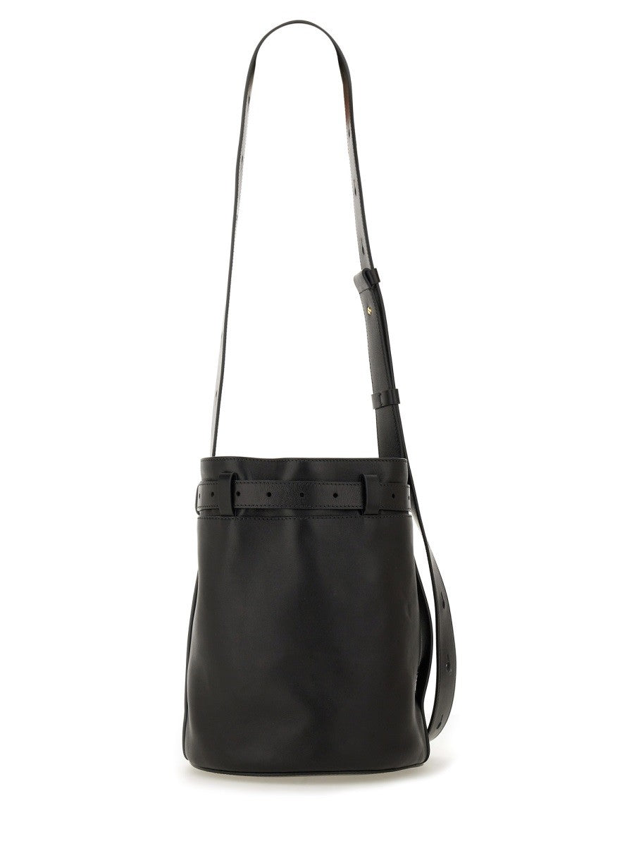 Moschino Women's Tie me Bucket Bag Black