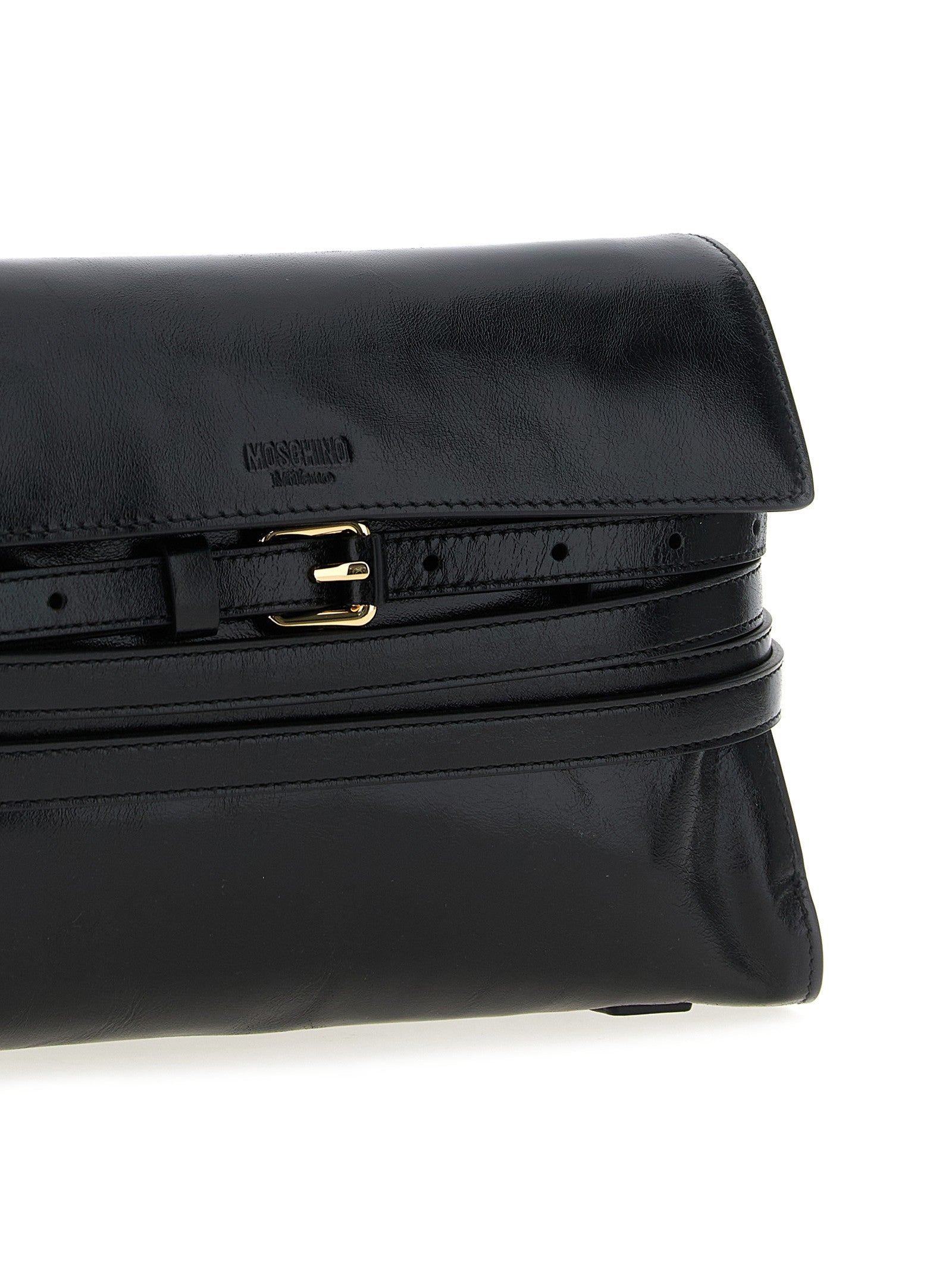 Moschino Tie me Crossbody Bag Black