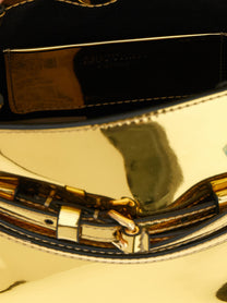 Moschino Tie me Handbag Gold
