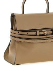 Moschino Tie me Handbag Beige