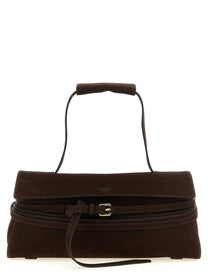 Moschino Tie me Shoulder Bag Brown