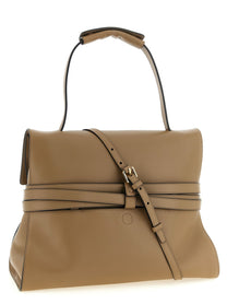Moschino Tie me Shoulder Bag Beige