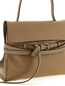 Moschino Tie me Shoulder Bag Beige