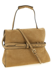Moschino Tie me Shoulder Bag Beige