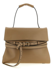 Moschino Tie me Shoulder Bag Beige