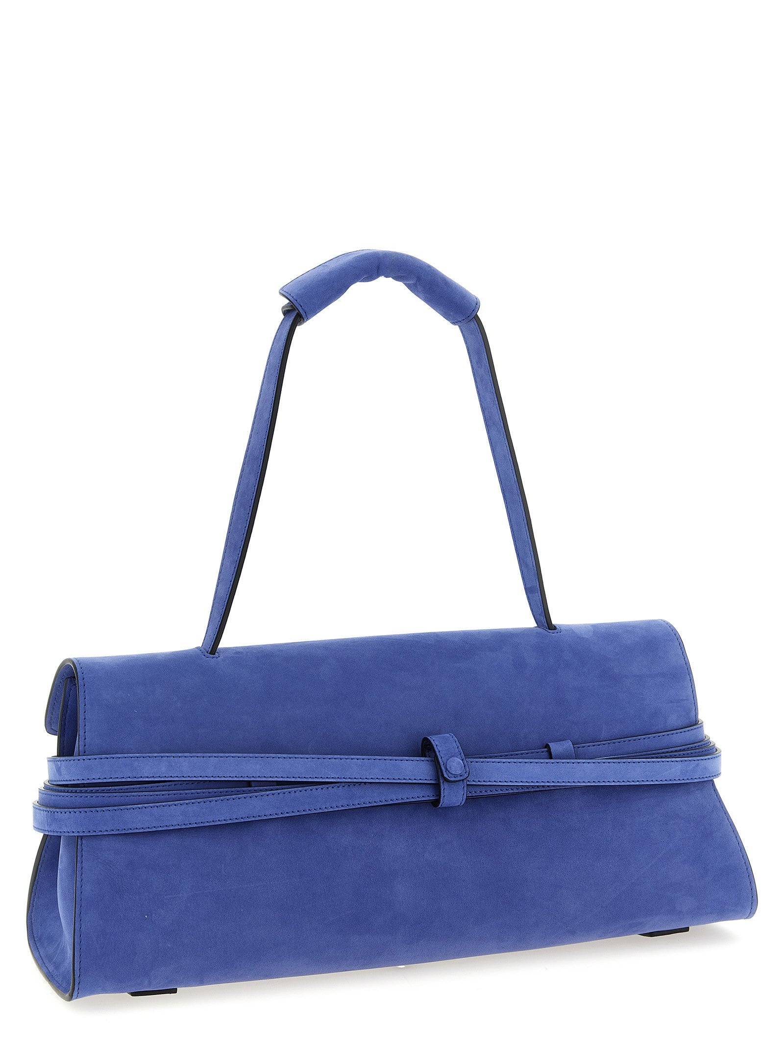 Moschino Tie me Shoulder Bag Blue
