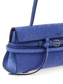Moschino Tie me Shoulder Bag Blue