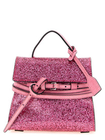 Moschino Tie me Small Handbag Blue