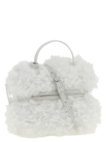 Moschino Tie me Small Handbag White