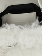 Moschino Tie me Small Handbag White, view 4