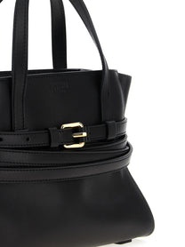 Moschino Tie me Small Handbag Black