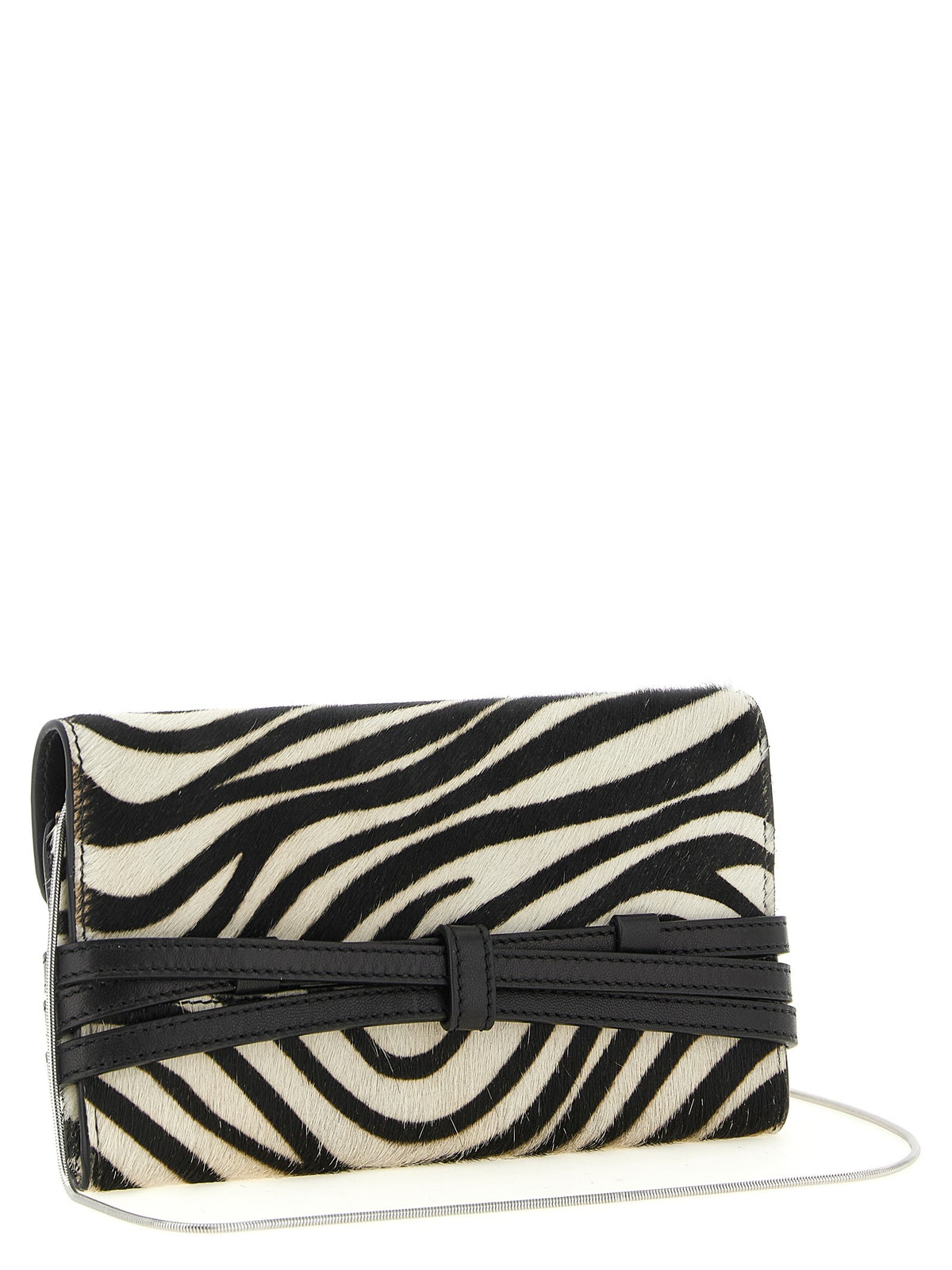 Moschino Tie me Wallet on Chain White