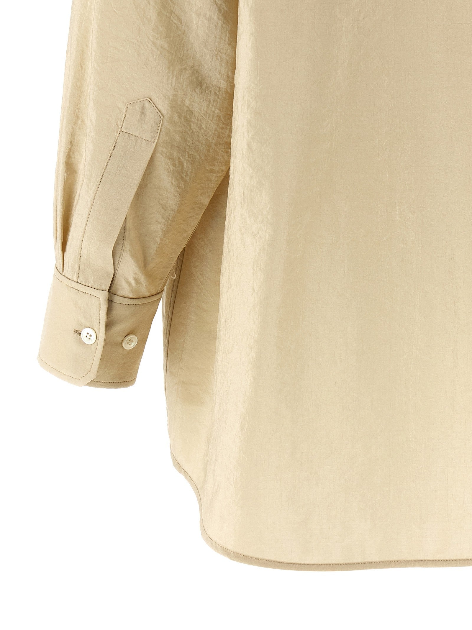 Lemaire Tie Shirt Beige