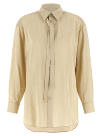 Lemaire Tie Shirt Beige