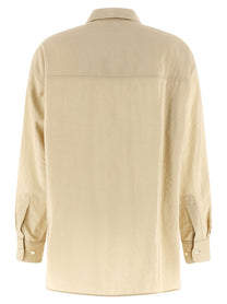 Lemaire Tie Shirt Beige