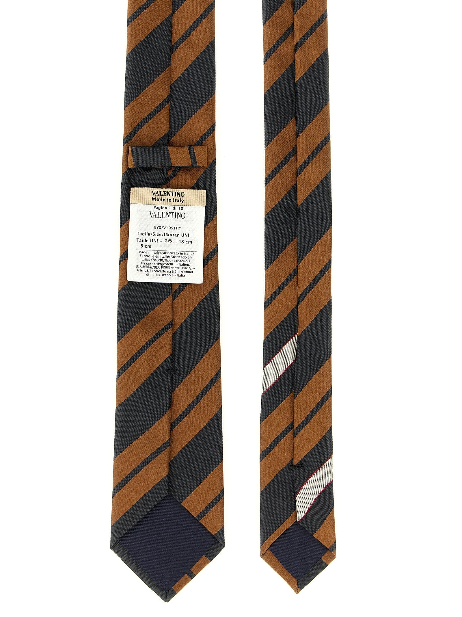 Valentino Tie Valentino Garavani Regimental Gold