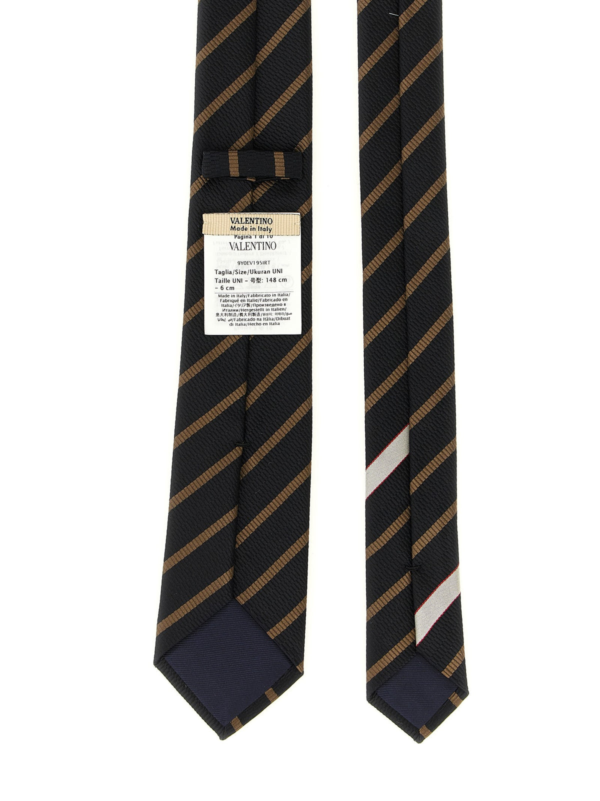 Valentino Tie Valentino Garavani Regimental Gold, view 2