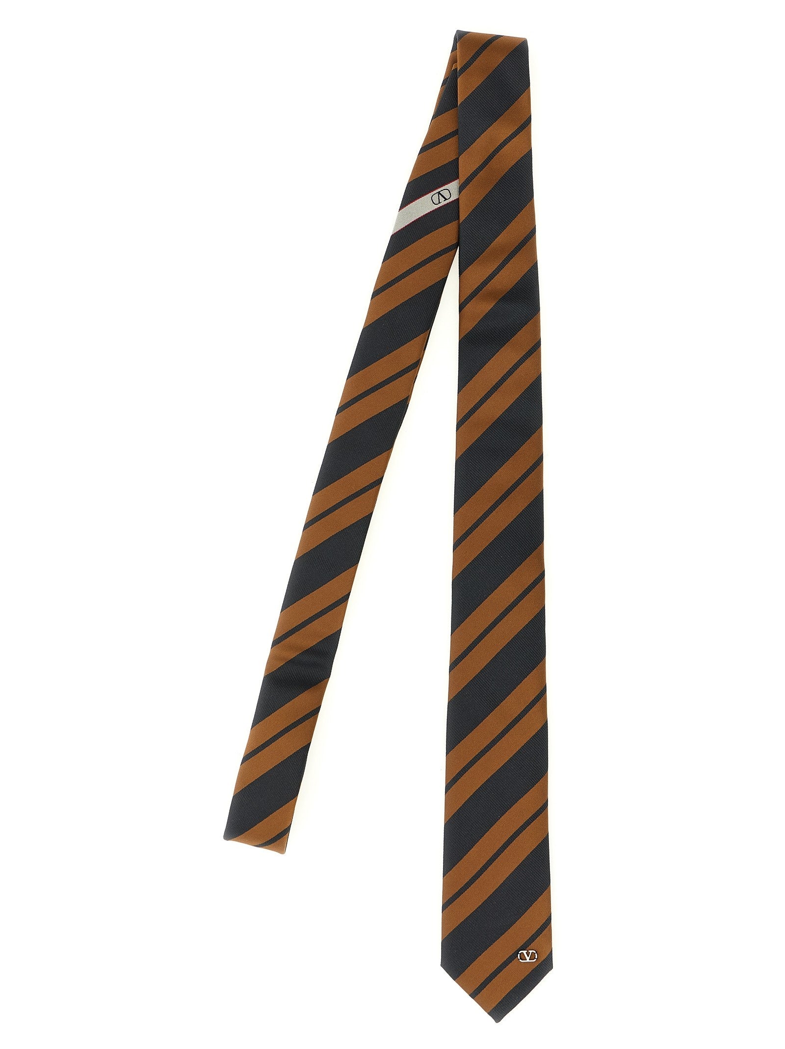 Valentino Tie Valentino Garavani Regimental Gold