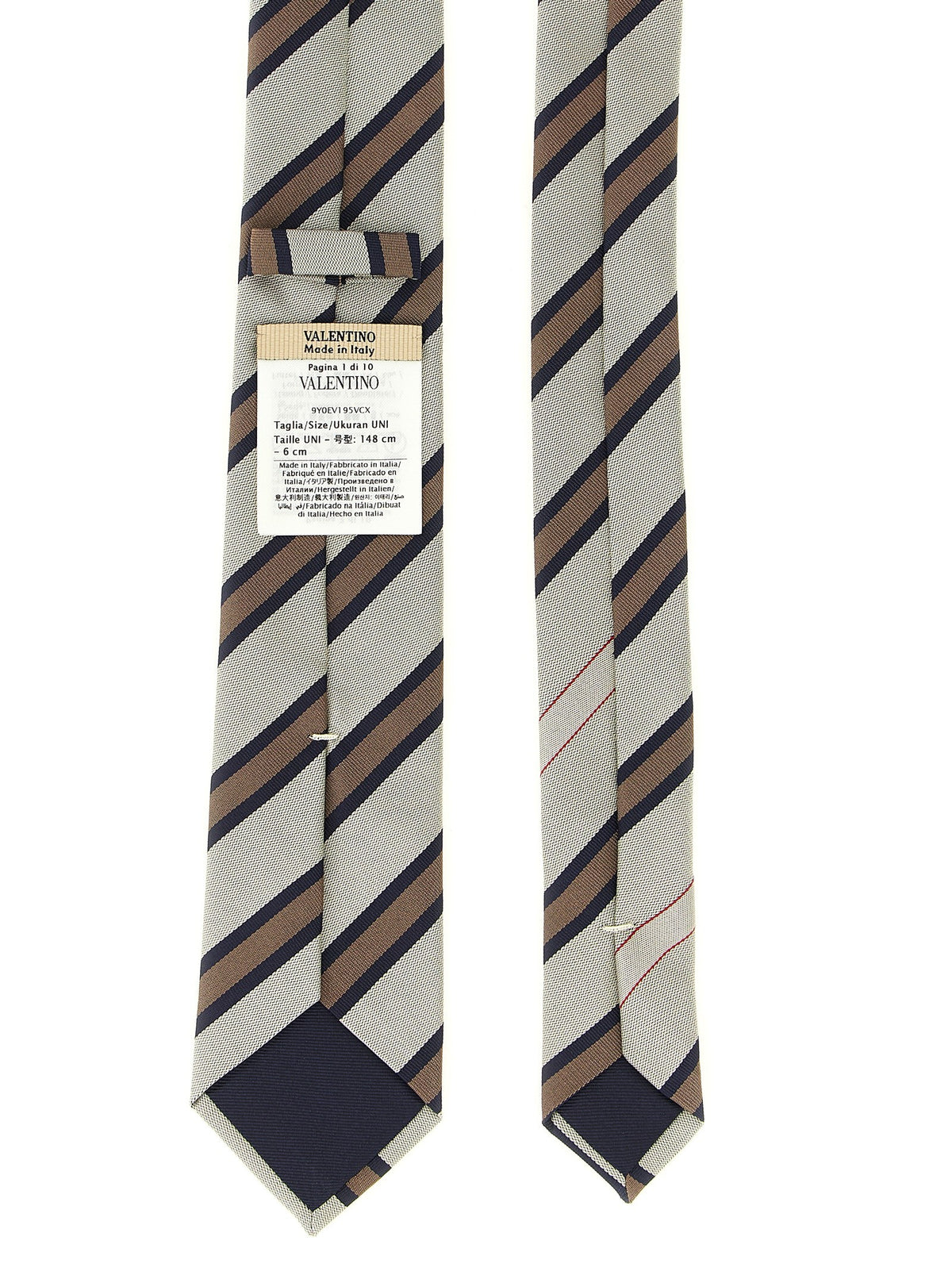 Valentino Tie Valentino Garavani Regimental Gold
