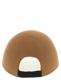 Maison Michel Tiger Cap Beige