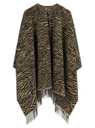 Fendi Tiger Poncho Beige