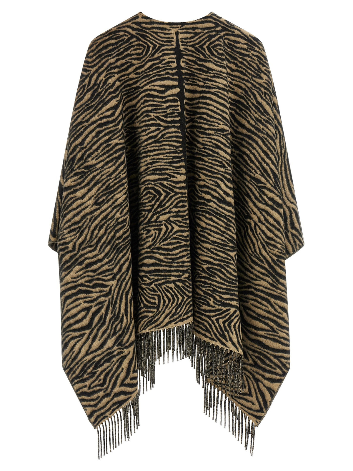 Fendi Tiger Poncho Beige
