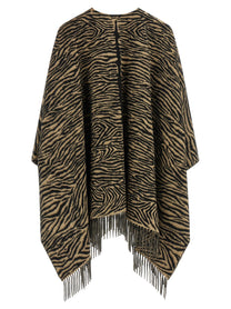 Fendi Tiger Poncho Beige