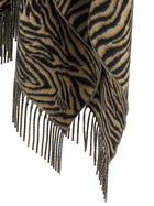 Fendi Tiger Poncho Beige