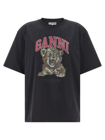 Ganni Tiger Shirt Black