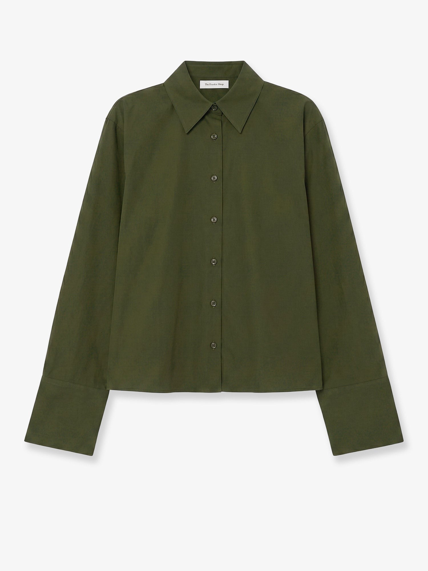 The Frankie Shop Women's Tila Organic Cotton Shirt Green