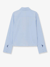 The Frankie Shop Women's Tila Organic Cotton Shirt Blue