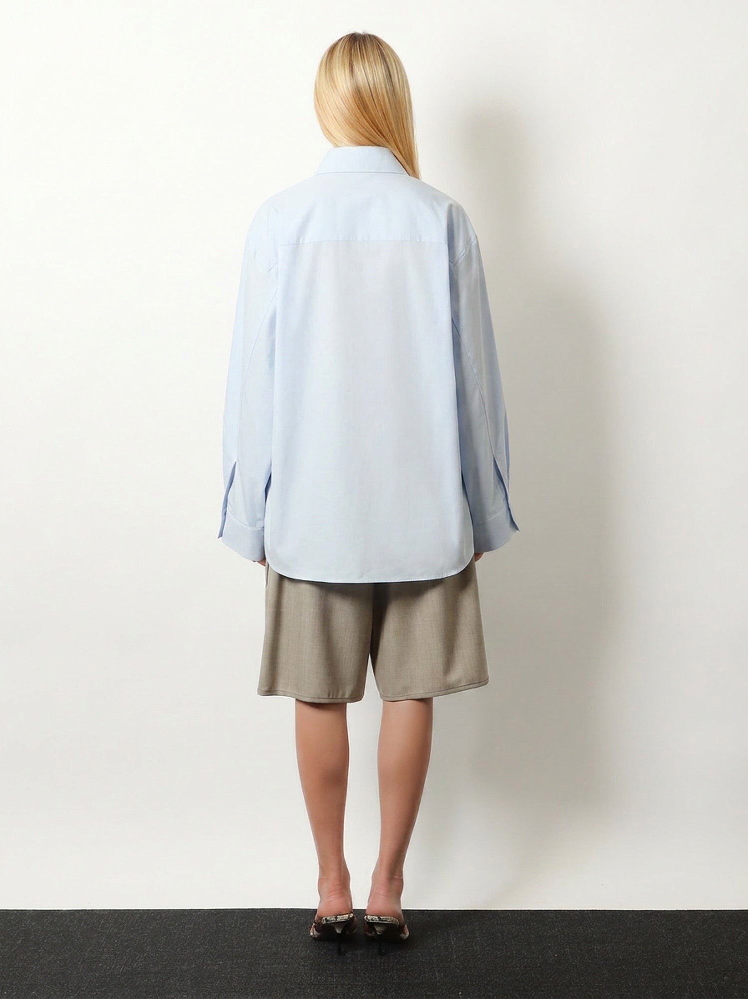 The Frankie Shop Women's Tila Organic Cotton Shirt Blue