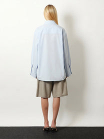 The Frankie Shop Women's Tila Organic Cotton Shirt Blue