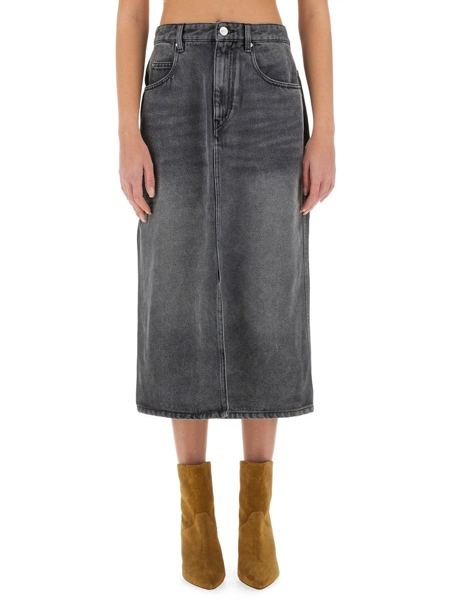 Isabel Marant Women's Tilauria Skirt Grey