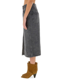 Isabel Marant Women's Tilauria Skirt Grey
