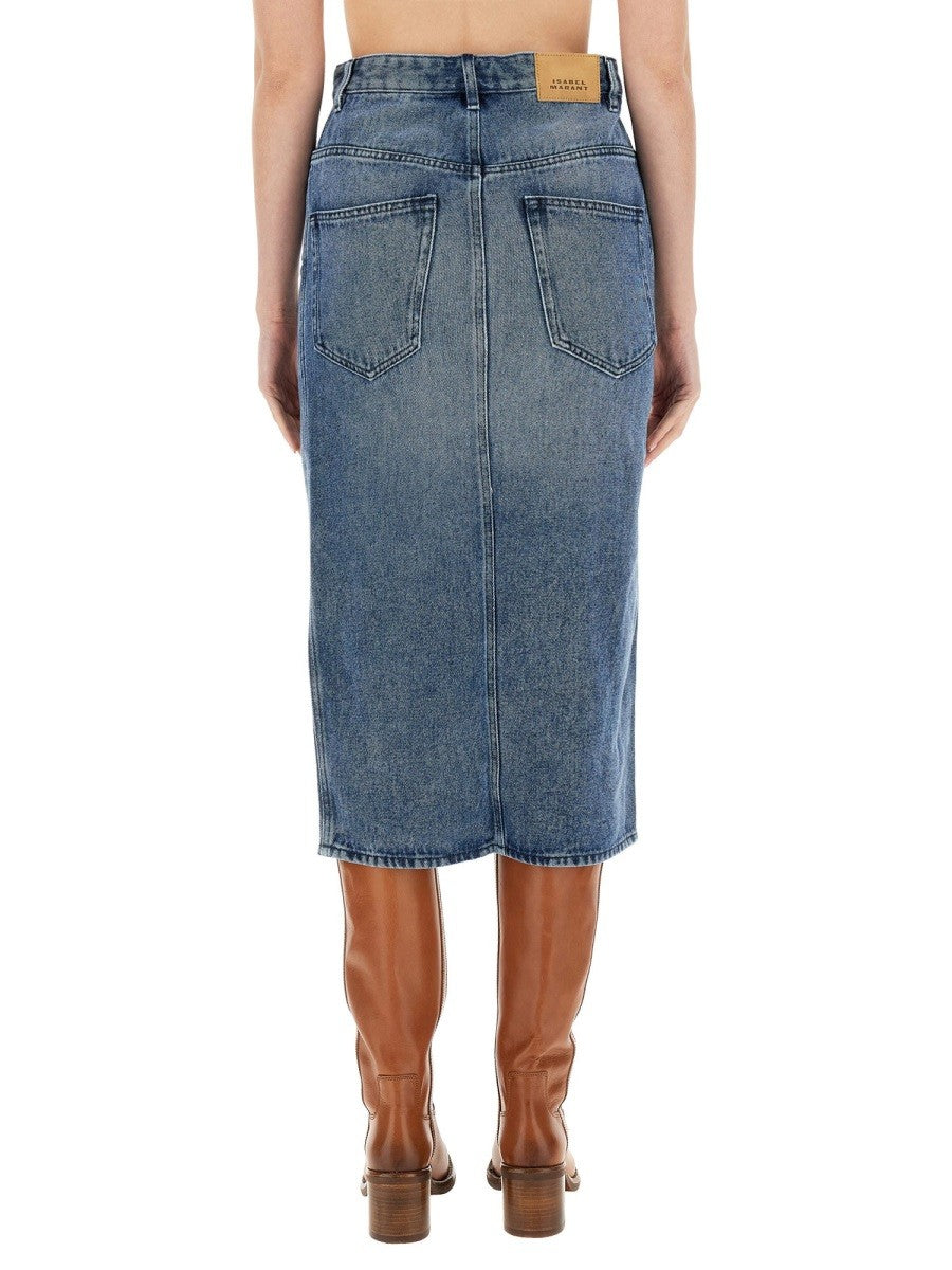 Isabel Marant Women's Tilauria Skirt Blue