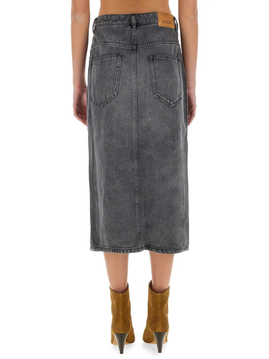 Isabel Marant Women's Tilauria Skirt Grey