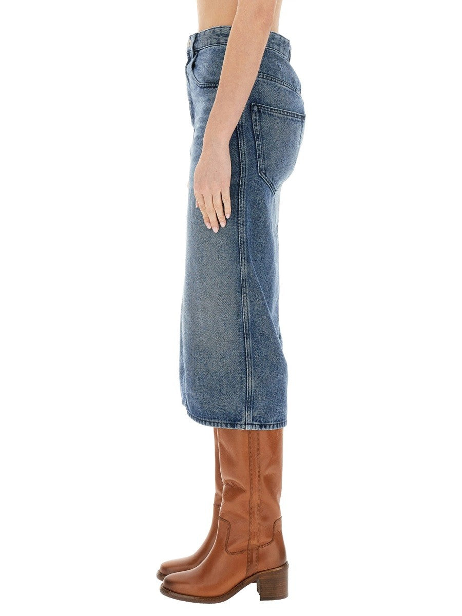 Isabel Marant Women's Tilauria Skirt Blue
