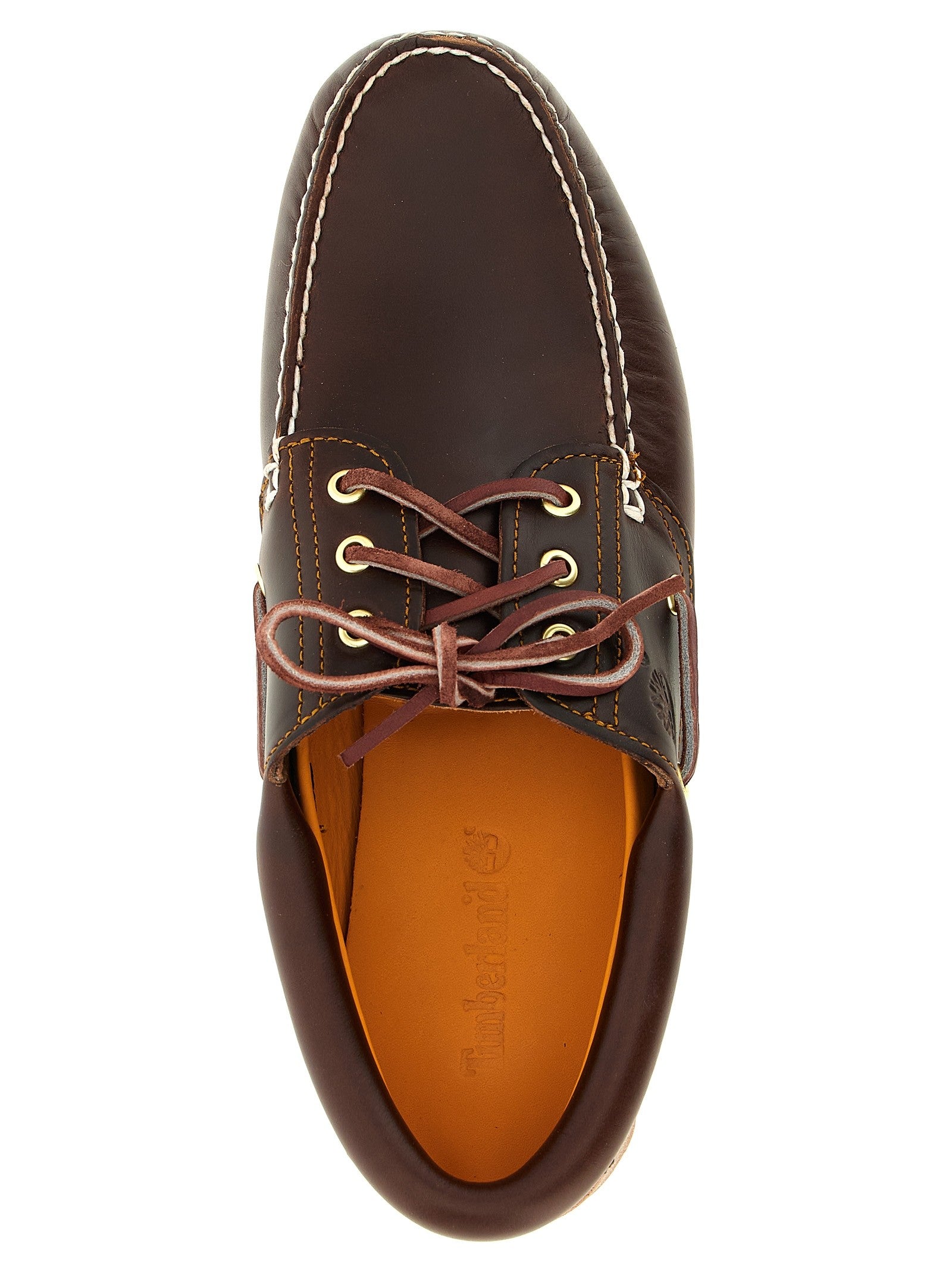 Timberland Timberland® Eye Lug Boat Shoe Brown