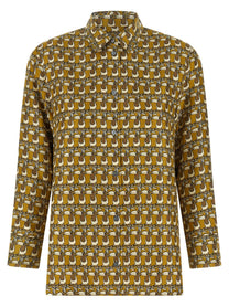 Max Mara Times Reversible Shirt Gold