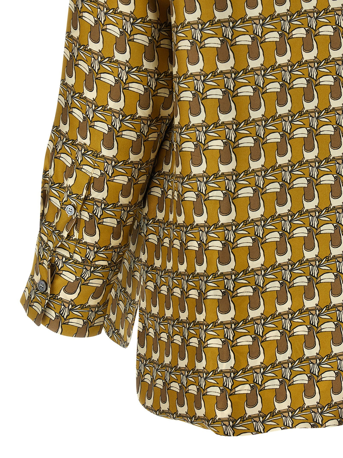 Max Mara Times Reversible Shirt Gold