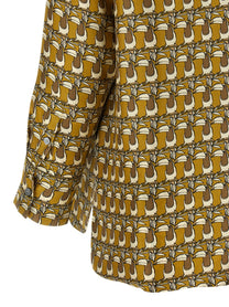 Max Mara Times Reversible Shirt Gold