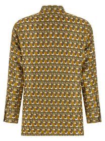 Max Mara Times Reversible Shirt Gold