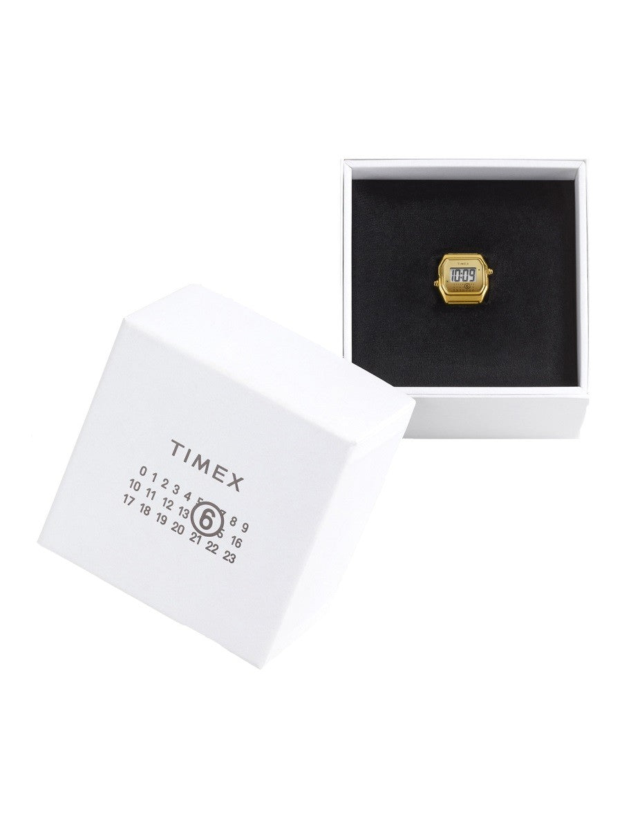 MM6 Maison Margiela Unisex Timex MM6 T80 Gold Tone Ring Gold