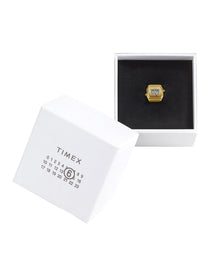 MM6 Maison Margiela Unisex Timex MM6 T80 Gold Tone Ring Gold