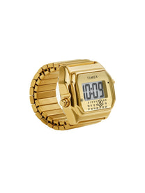 MM6 Maison Margiela Unisex Timex MM6 T80 Gold Tone Ring Gold