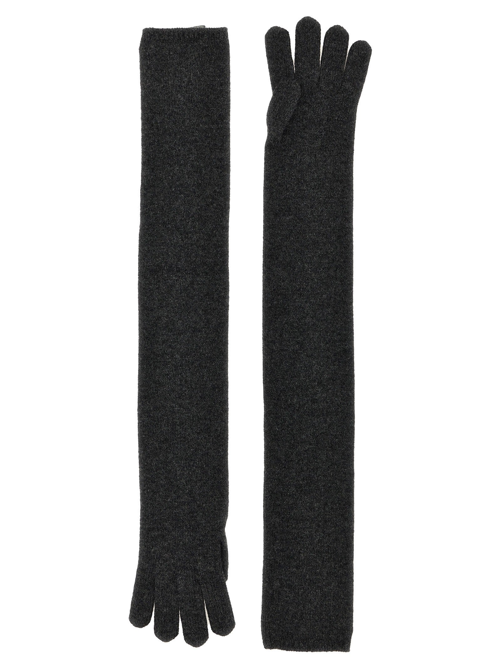 Max Mara Timor Gloves Grey